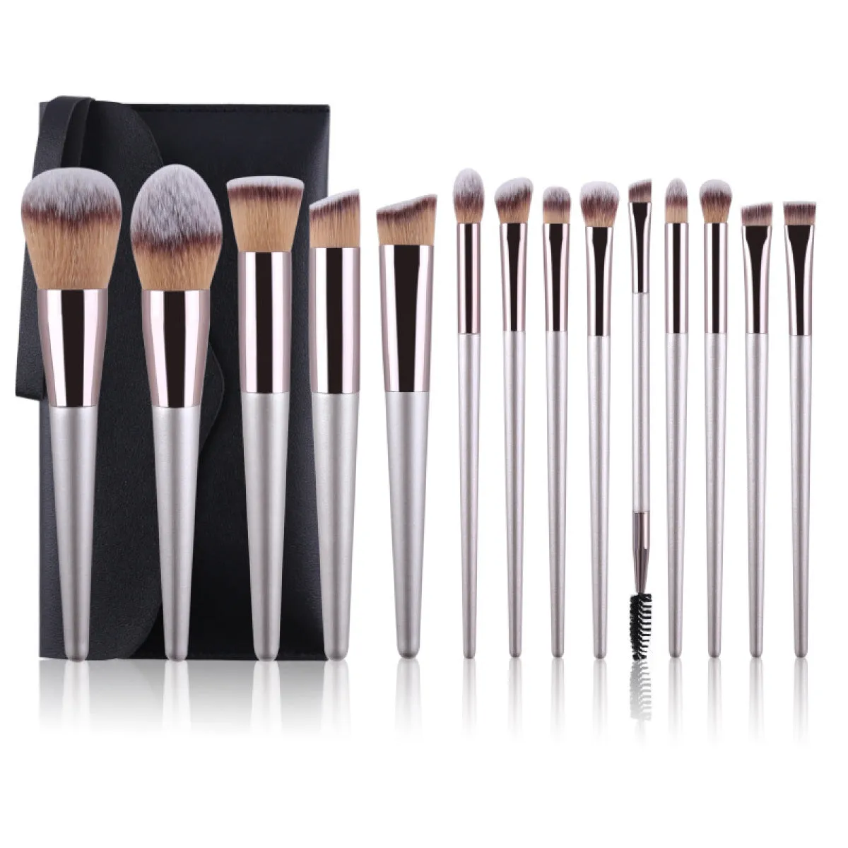 10Pcs Cone Makeup Brush Set