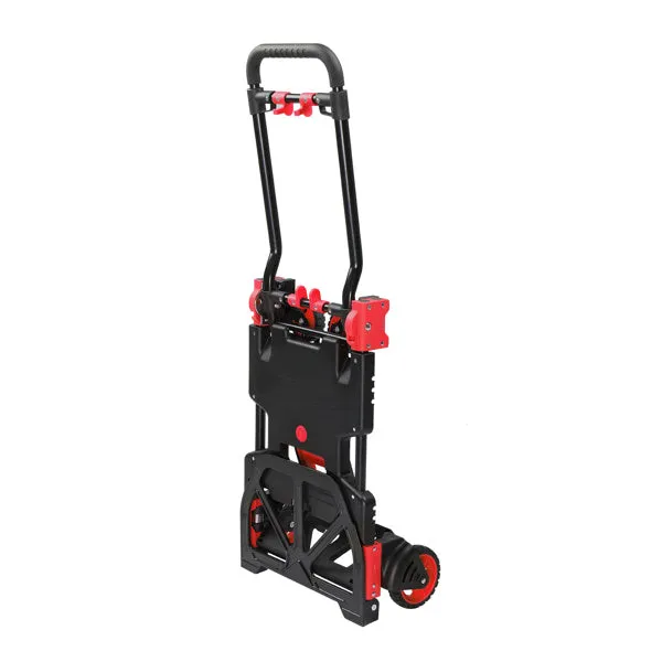 150kg 2-in-1 luggage trolley red