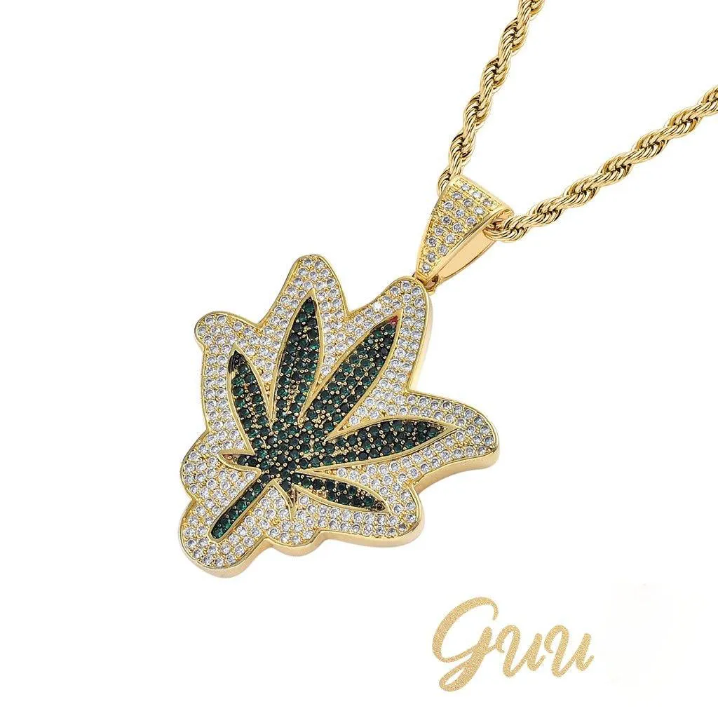 18K Gold-Plated Maple Leaf Necklace