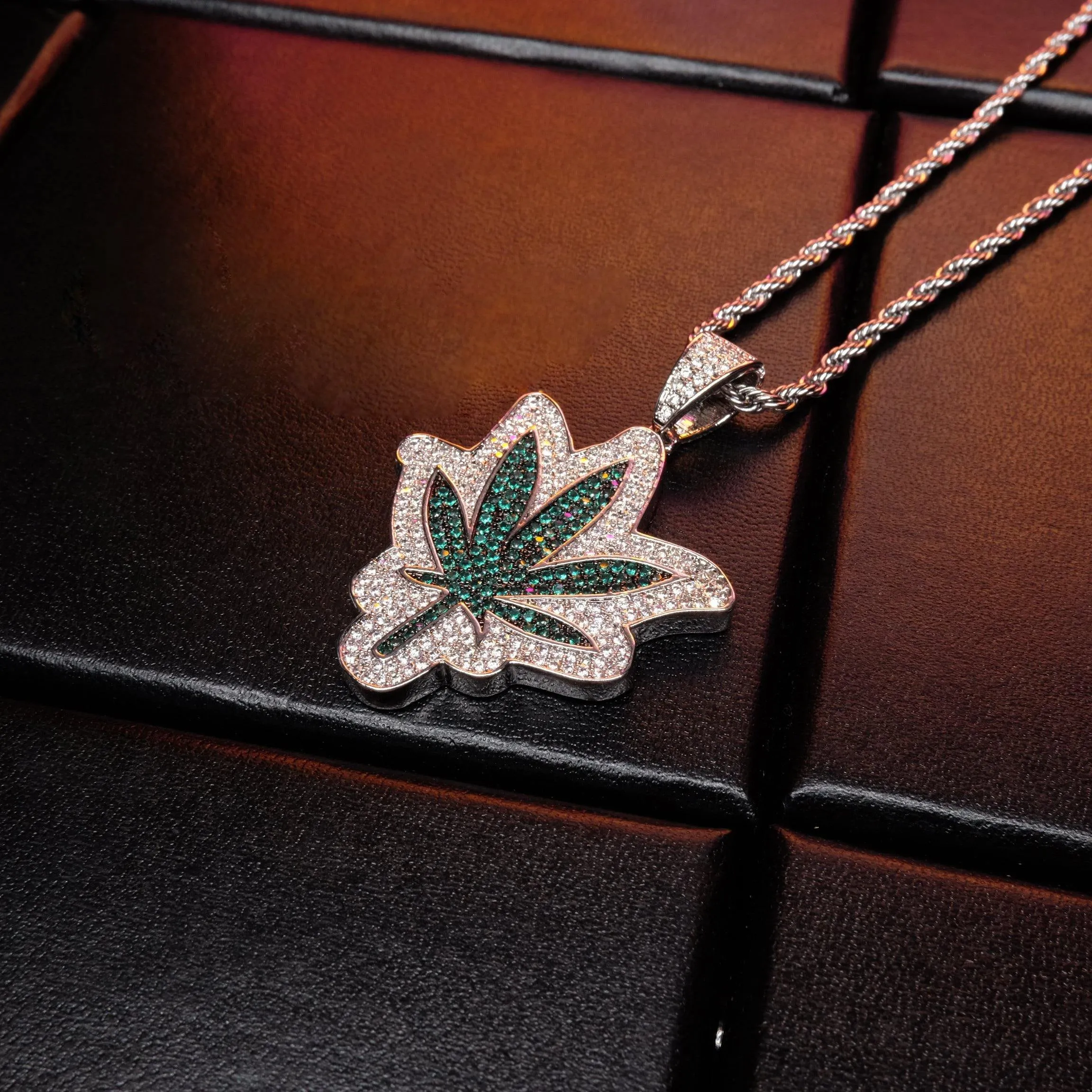 18K Gold-Plated Maple Leaf Necklace