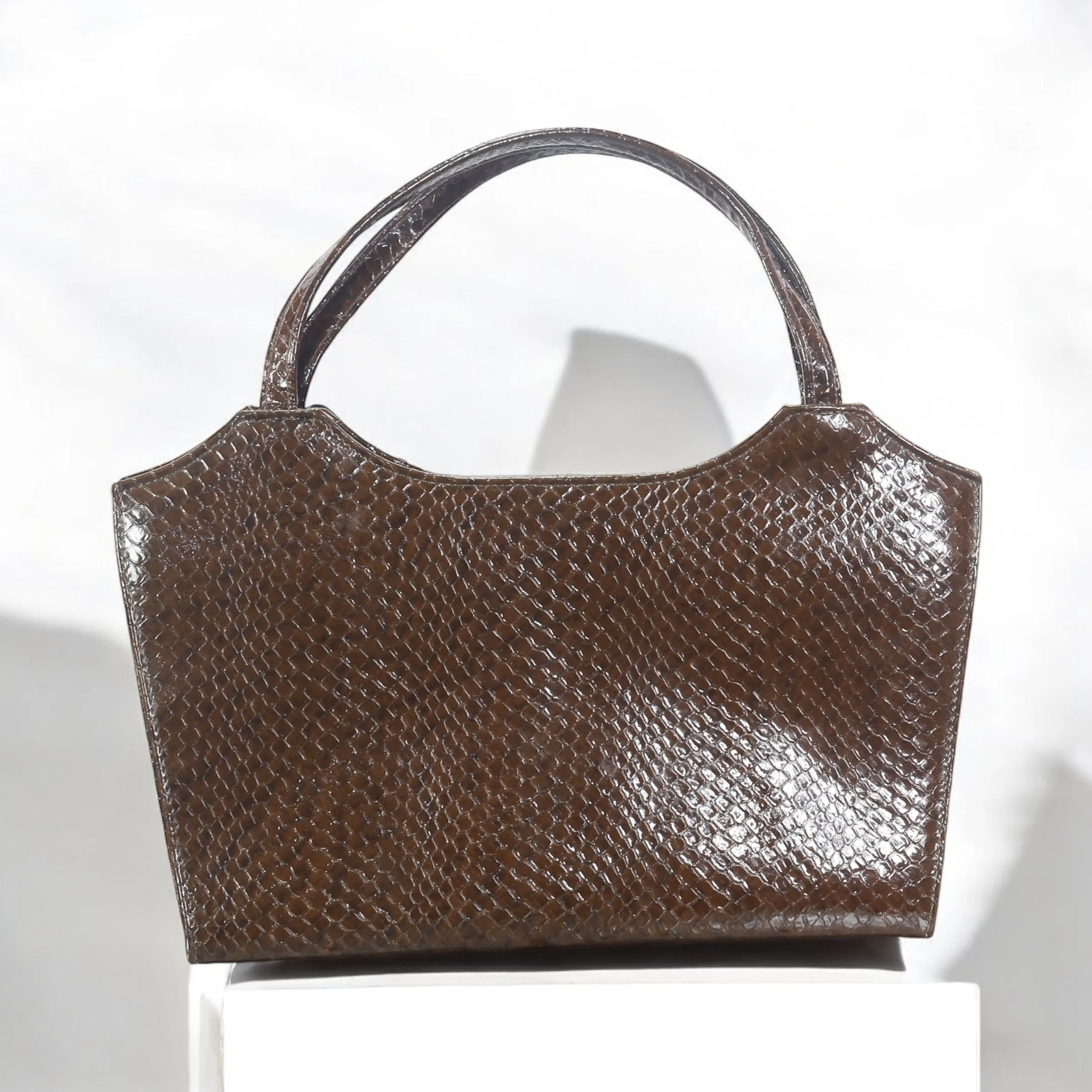 1950s Lennox Bags Lizard & Suede Purse