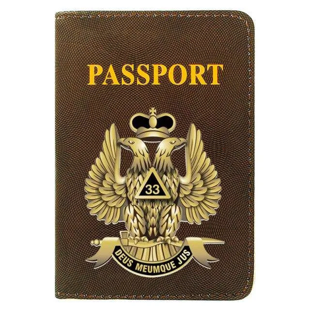 33rd Degree Scottish Rite Wallet - Passport & Credit Card Holder