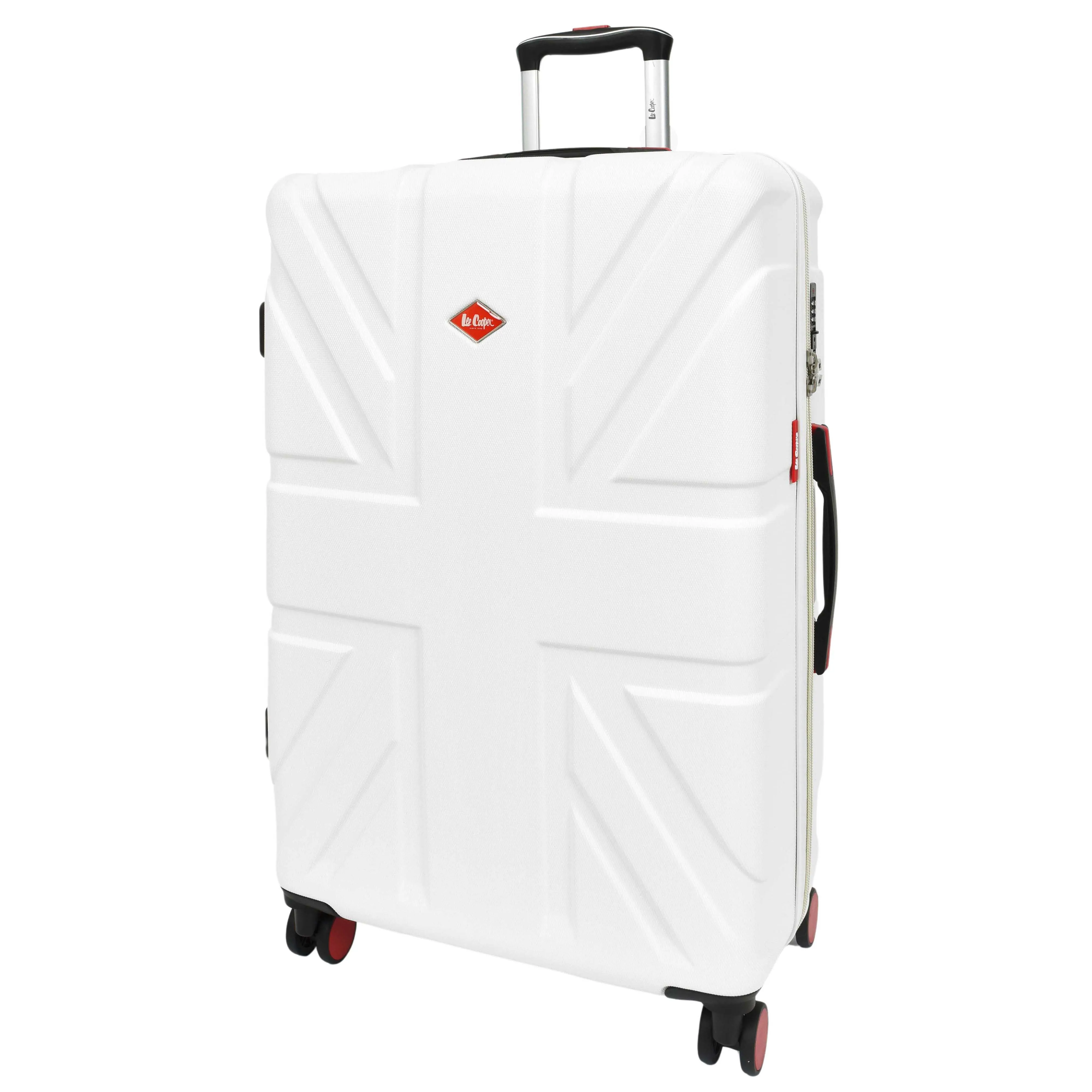 4 Wheel Spinner TSA Hard Travel Luggage Union Jack White