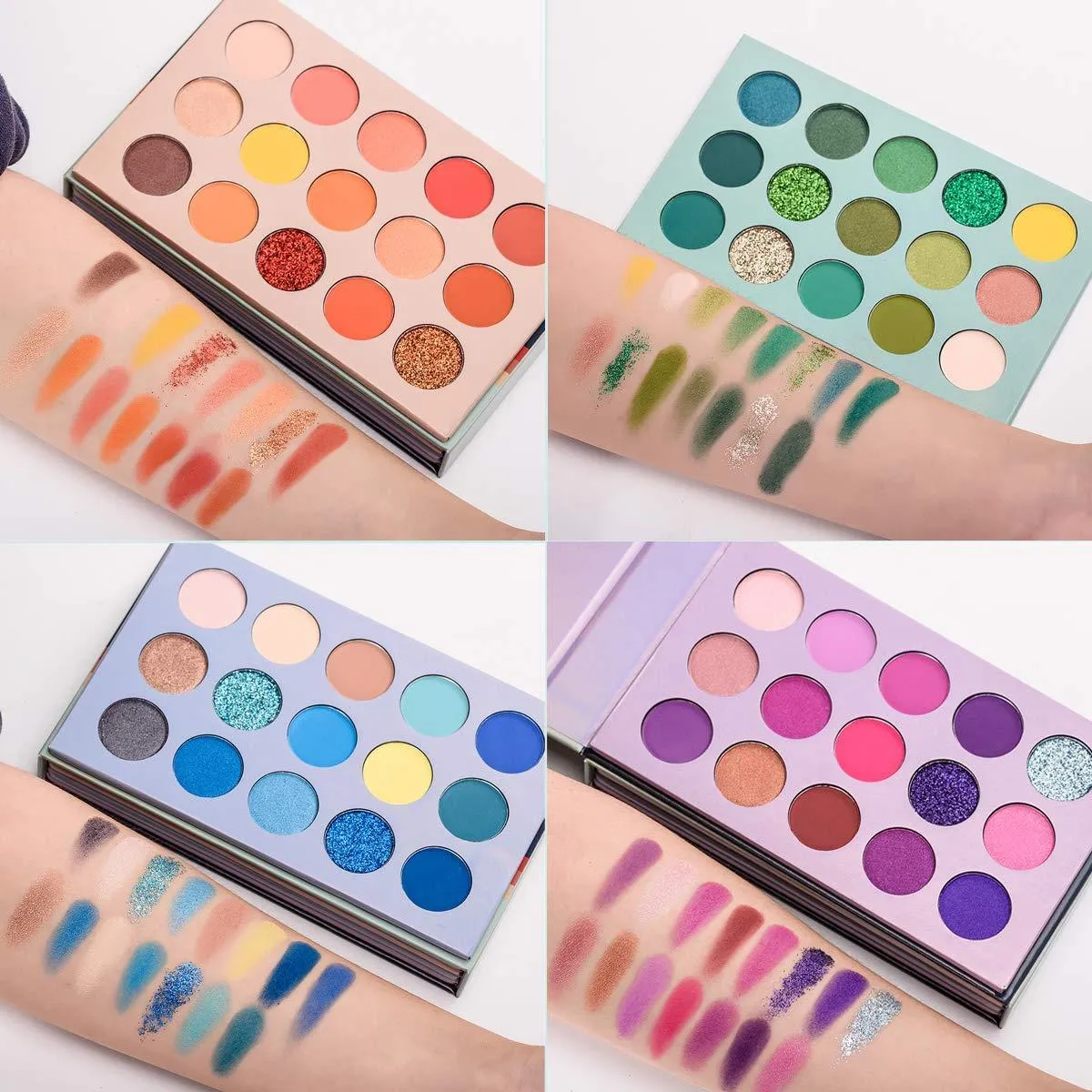 60 Colors Eyeshadow Palette 4-in-1 Color Board Makeup Palette Set