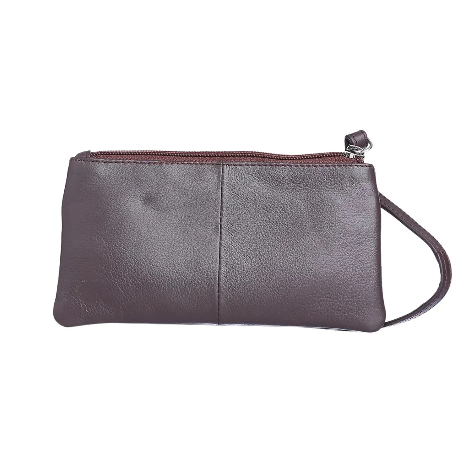 7027 Olive Leather Hand Pouch