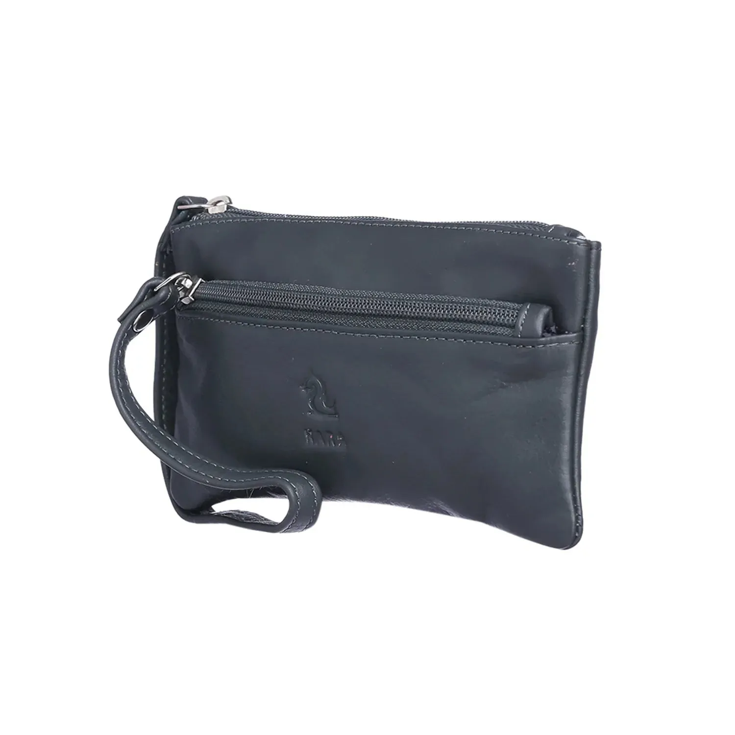 7027 Olive Leather Hand Pouch