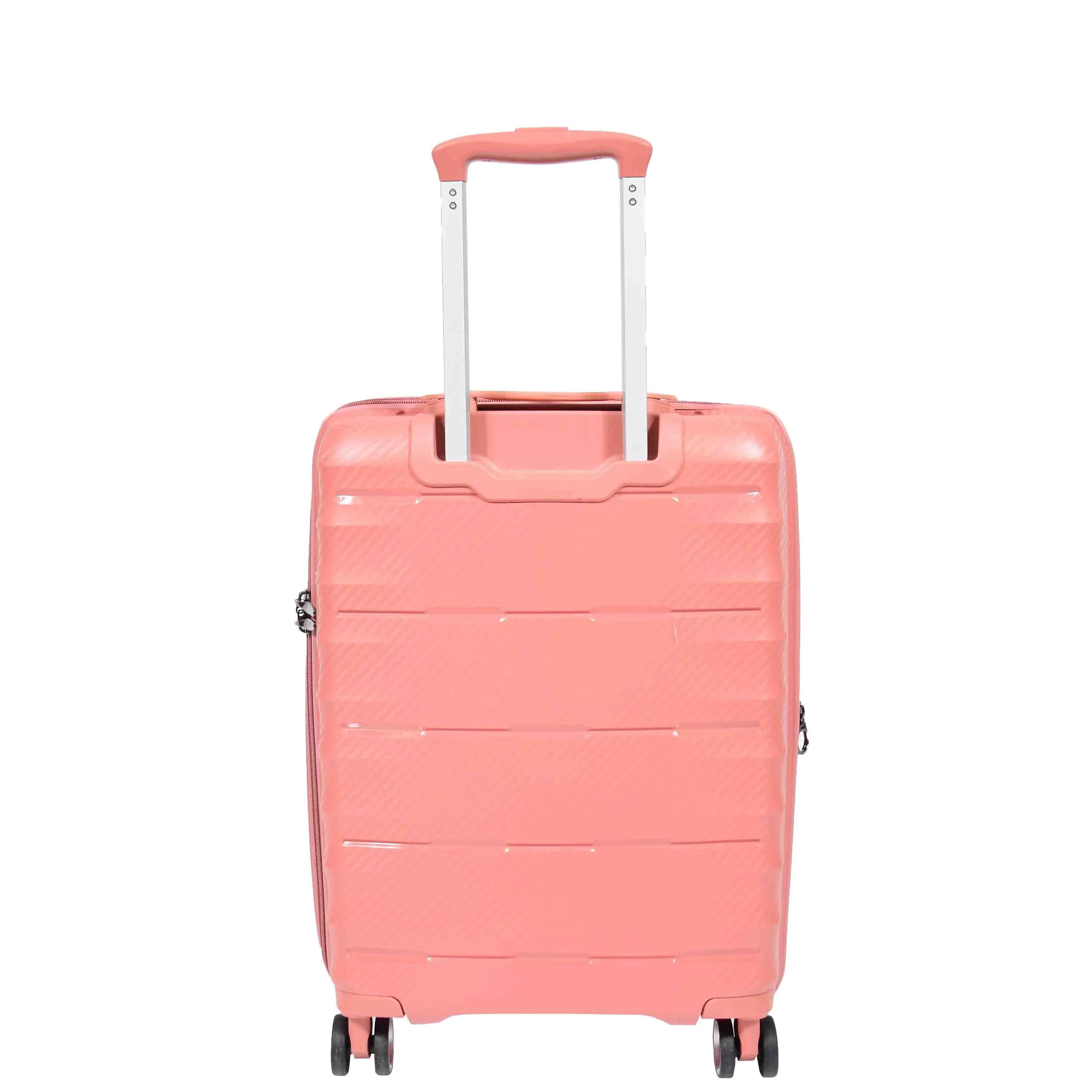 8 Wheel Spinner Luggage Expandable Arcturus Rose Gold