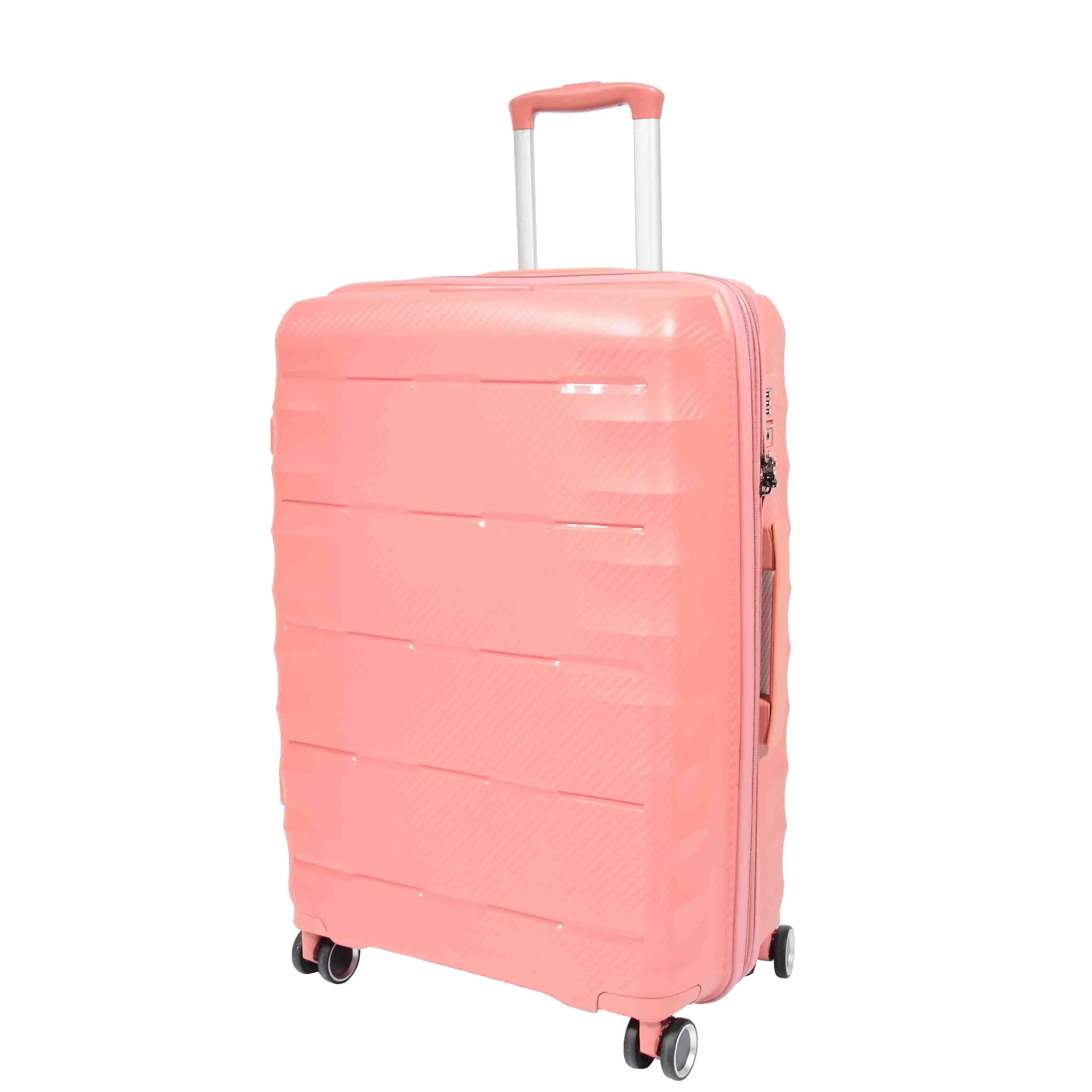 8 Wheel Spinner Luggage Expandable Arcturus Rose Gold