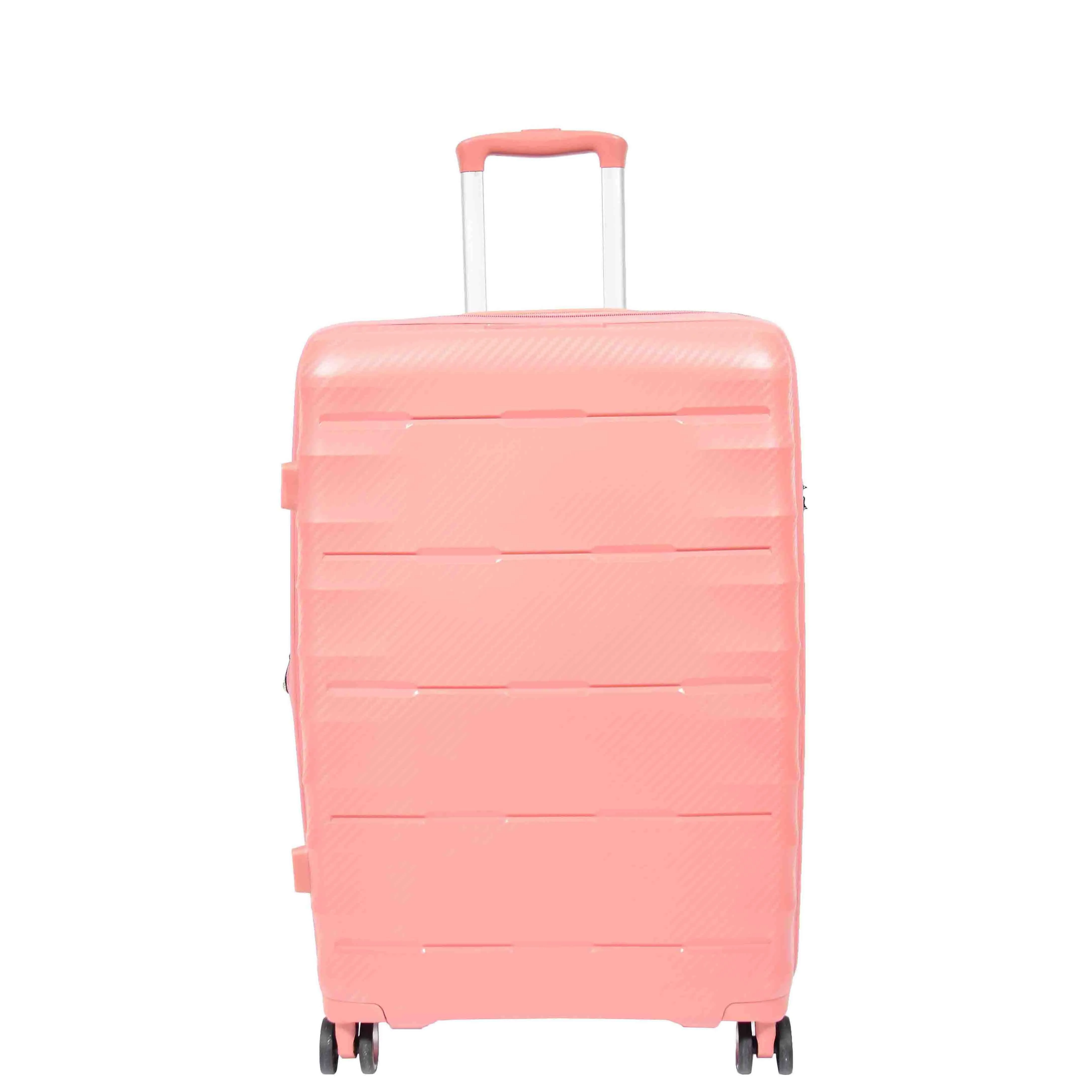 8 Wheel Spinner Luggage Expandable Arcturus Rose Gold