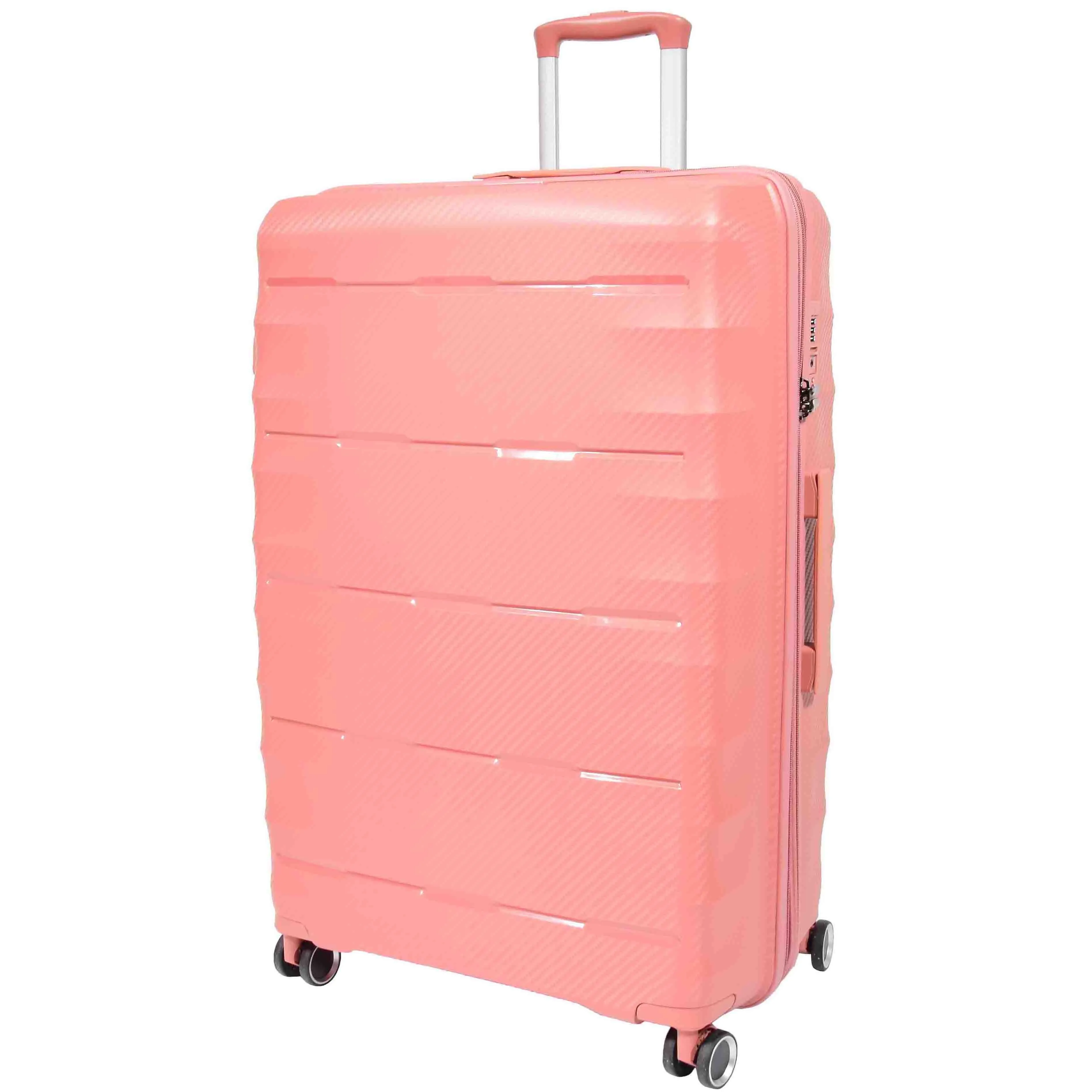 8 Wheel Spinner Luggage Expandable Arcturus Rose Gold