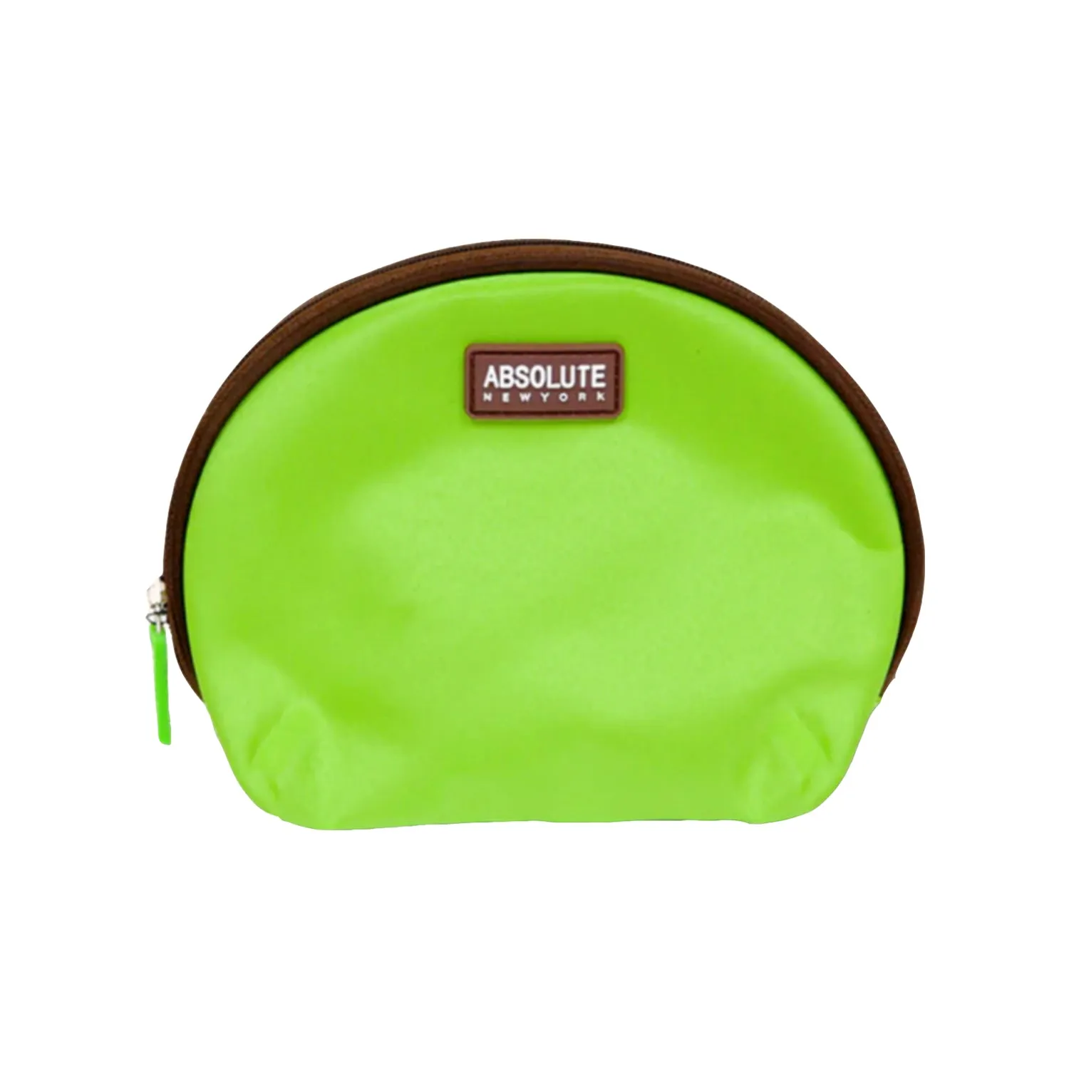 Absolute New York Green Microfiber Makeup Bag