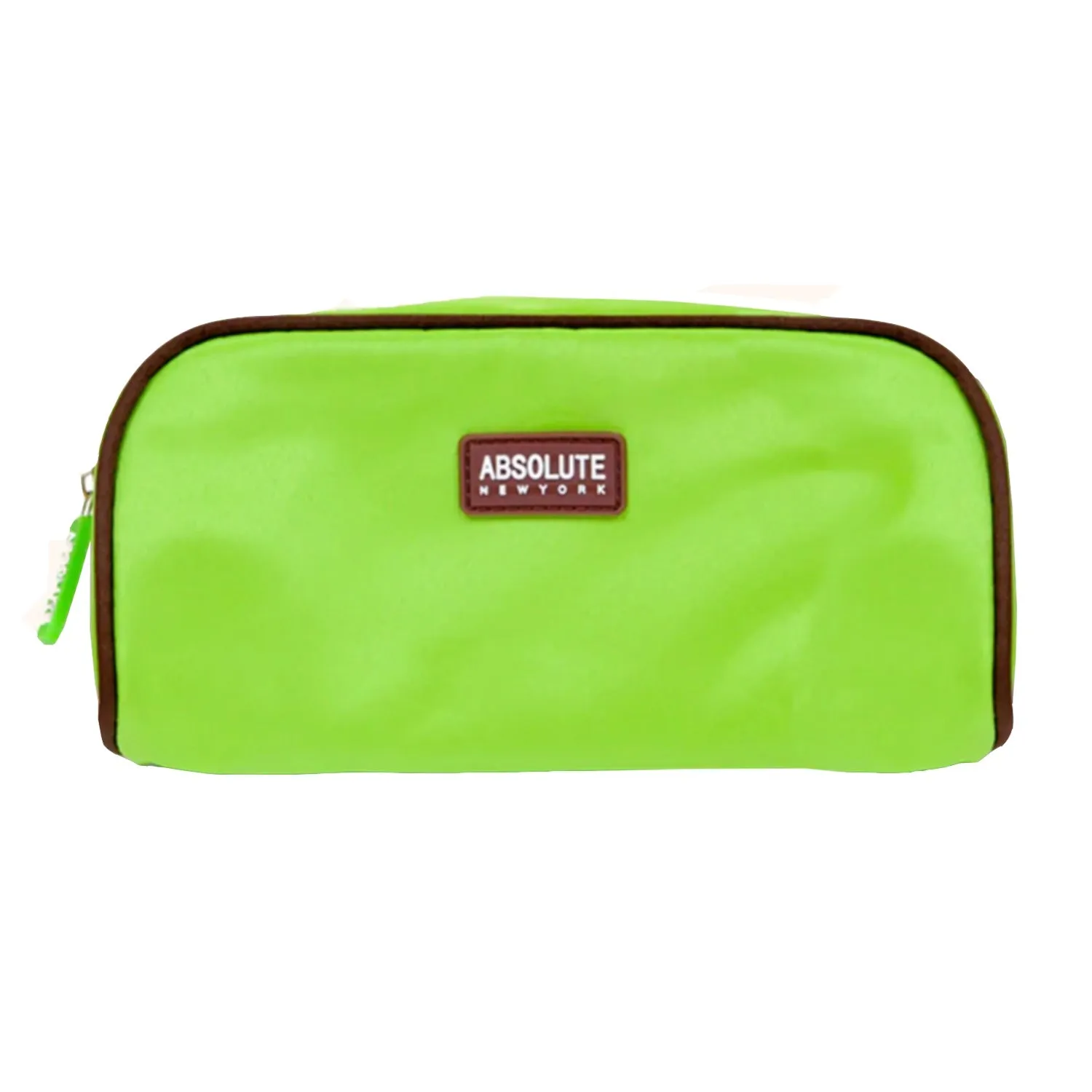 Absolute New York Green Microfiber Makeup Bag