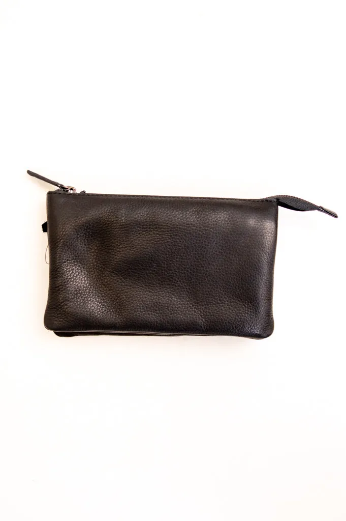 Adrian Klis 1544 Purse, Black, Leather