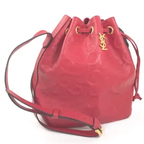 Arabesque Leather Bucket Bag