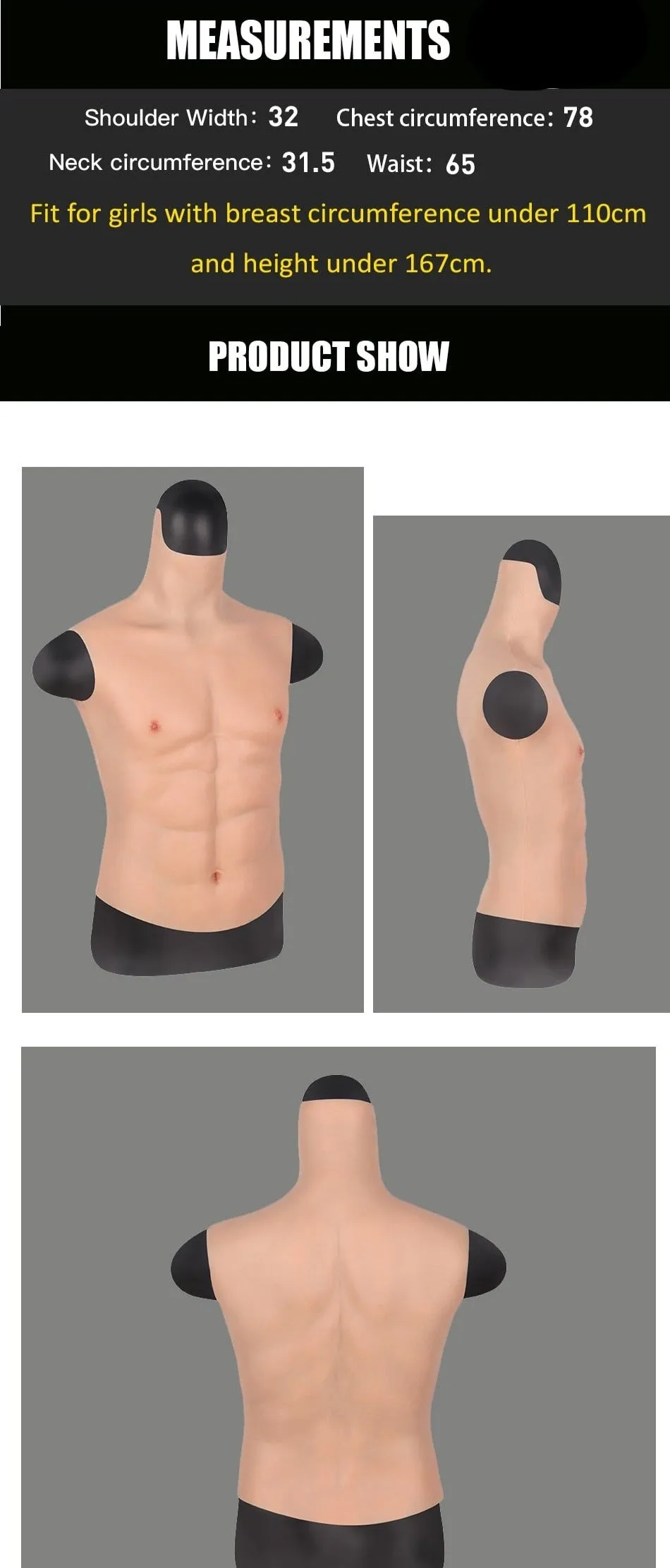 Artificial Man Muscle Upper Body Suit