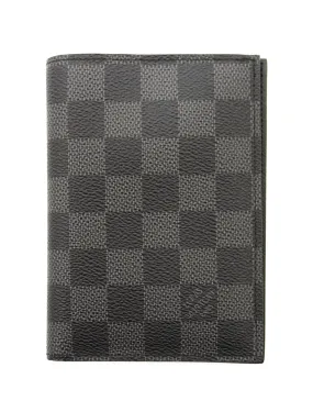 Authentic Louis Vuitton Damier Graphite Canvas Passport Cover Holder