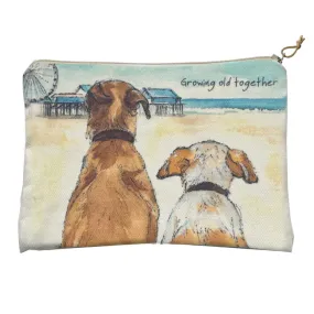 Battersea Dog Rescue Growing Old Together Zip Purse