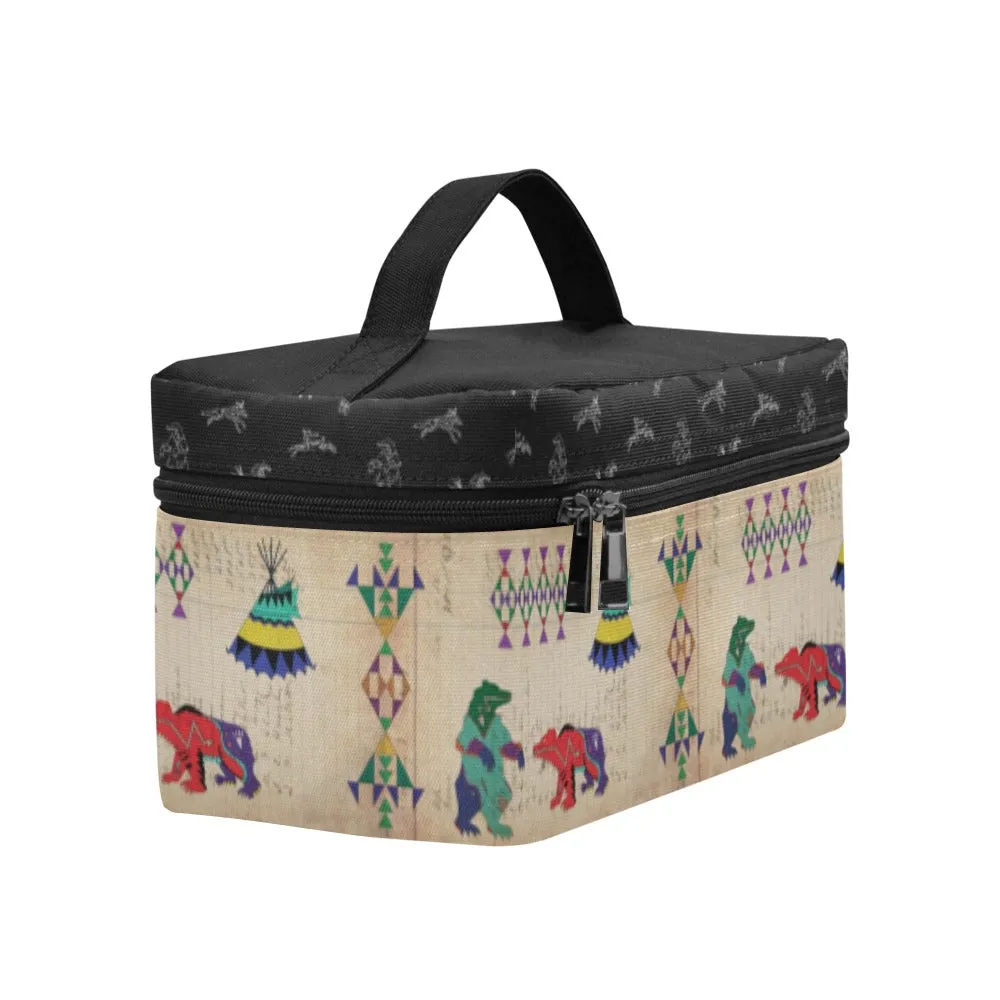 Bear Ledger Black Sky Cosmetic Bag/Large