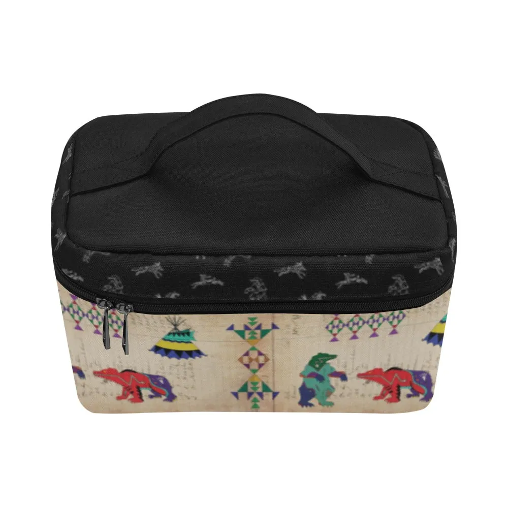 Bear Ledger Black Sky Cosmetic Bag/Large