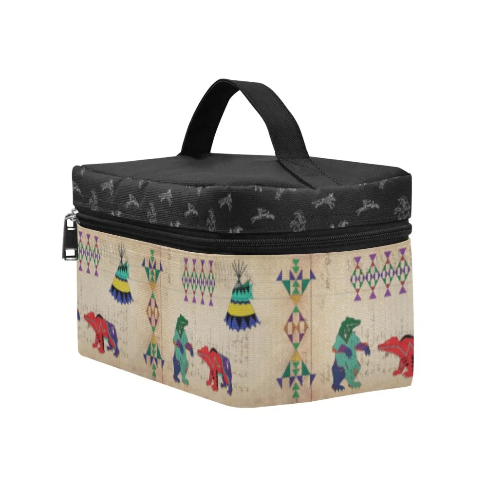 Bear Ledger Black Sky Cosmetic Bag/Large