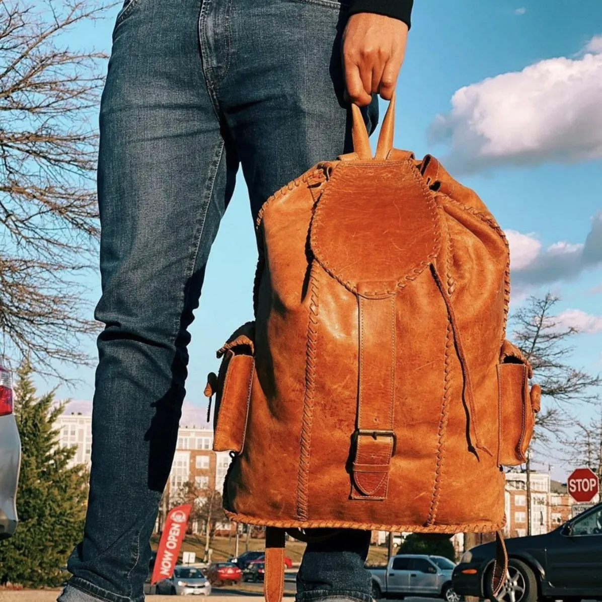 BEKI BACKPACK:Rust Brown