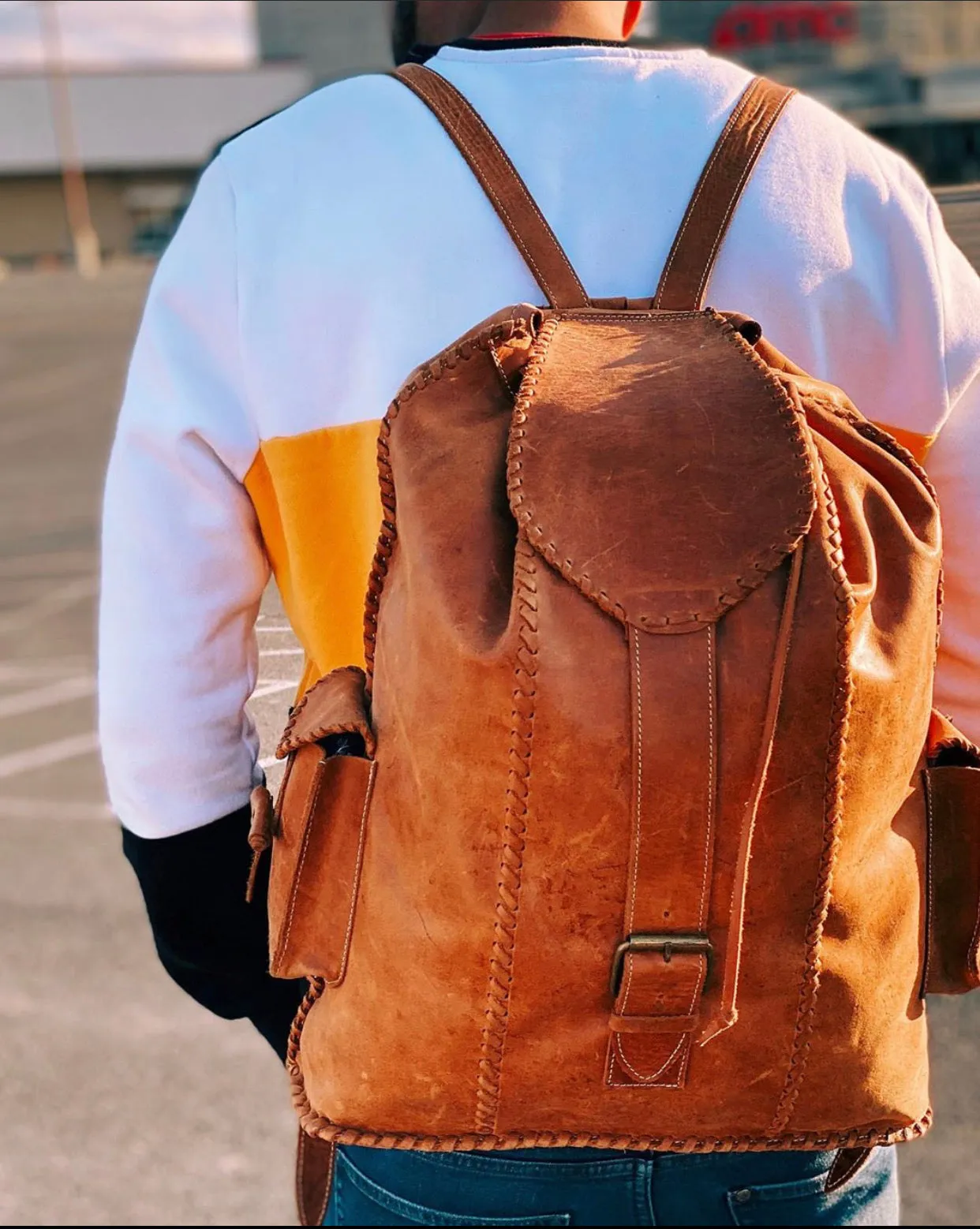 BEKI BACKPACK:Rust Brown