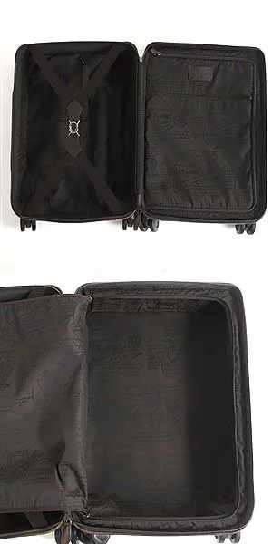 Berluti Venezia Leather Rolling Suitcase