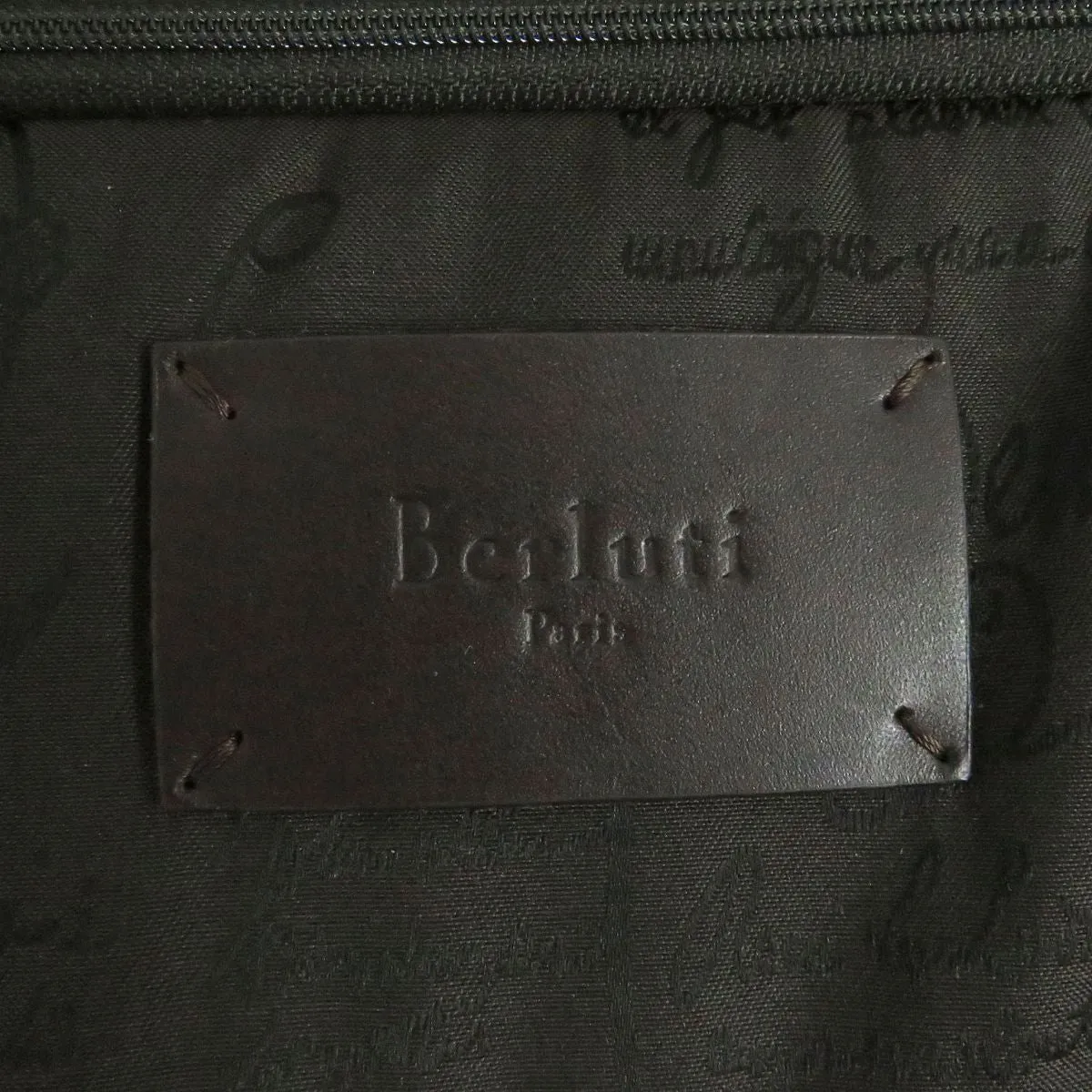 Berluti Venezia Leather Rolling Suitcase