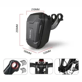 Bike Handlebar Bag Bicycle Front Hanging Bag Waterproof EVA Hard Shell 3L with Shoulder Strap for Mountain Bike Road Bike Electric Scooter