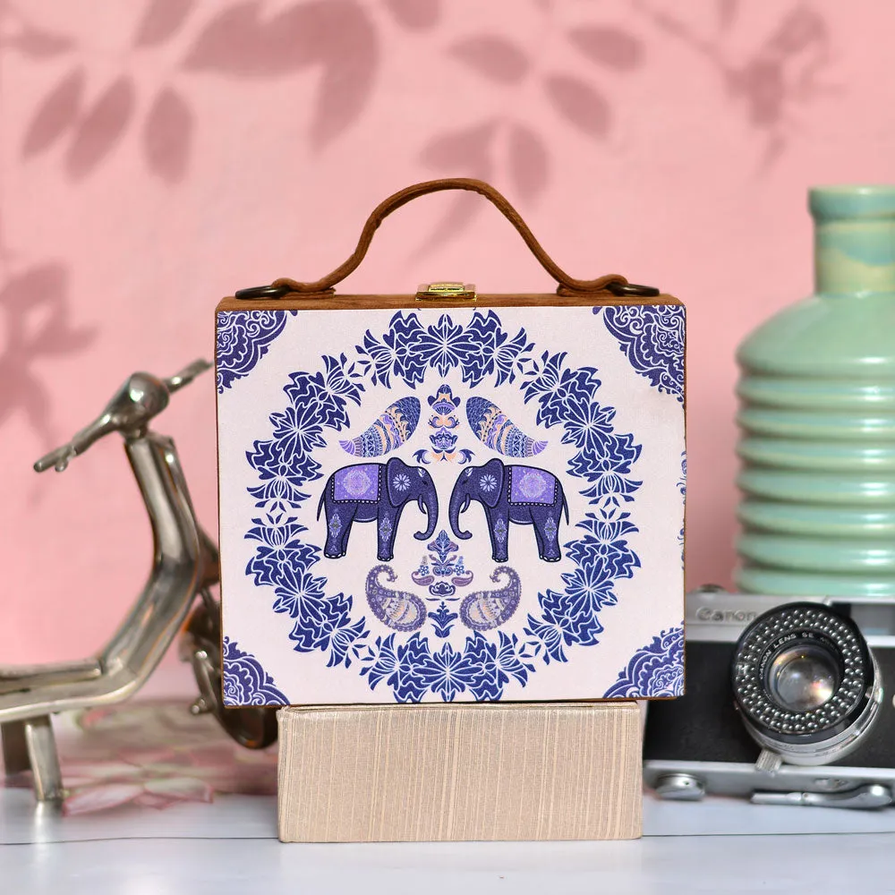 Blue Elephant Suitcase Style