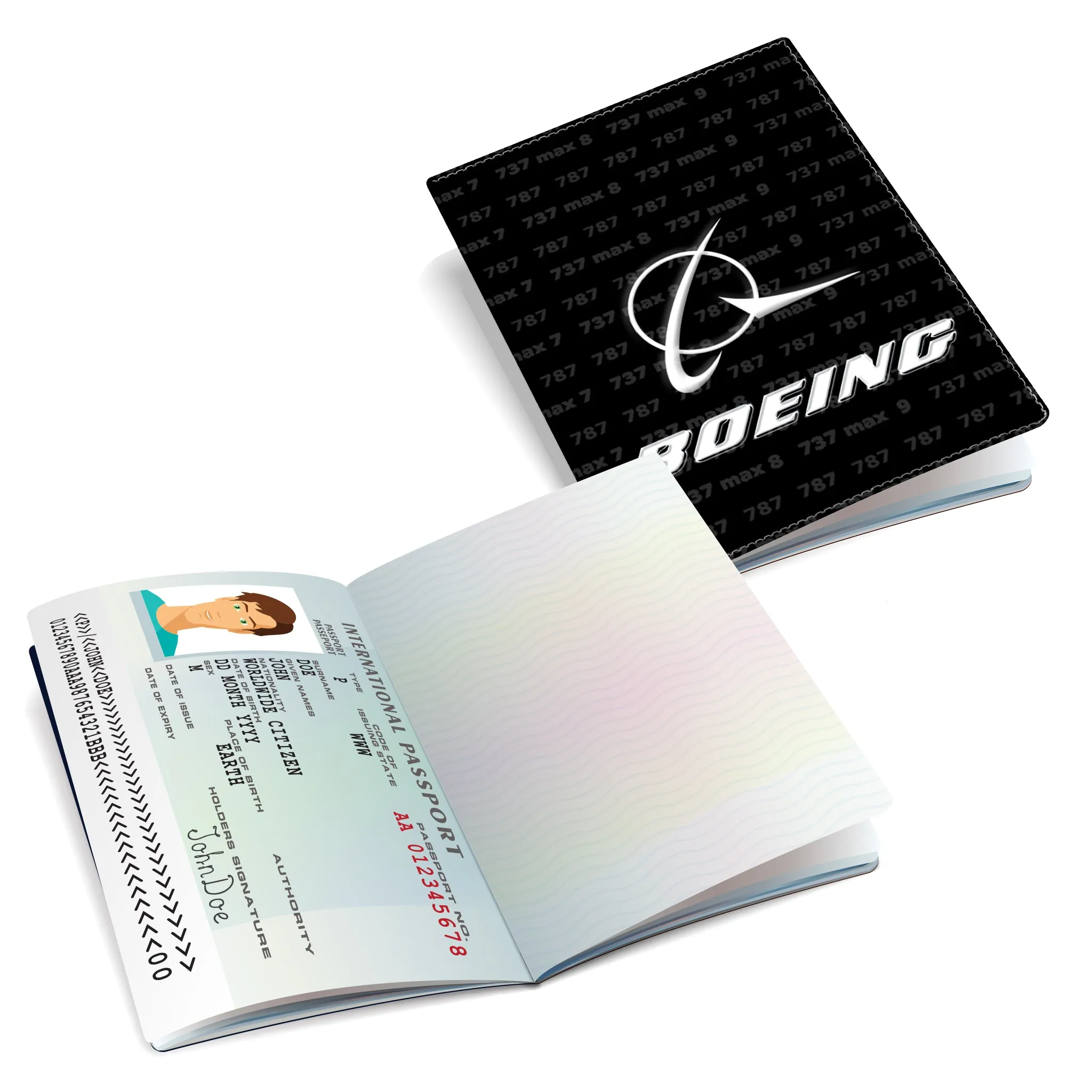 Boeing CREW-Passport Cover