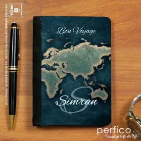 Bon Voyage © Personalized Passport Cover and Holder