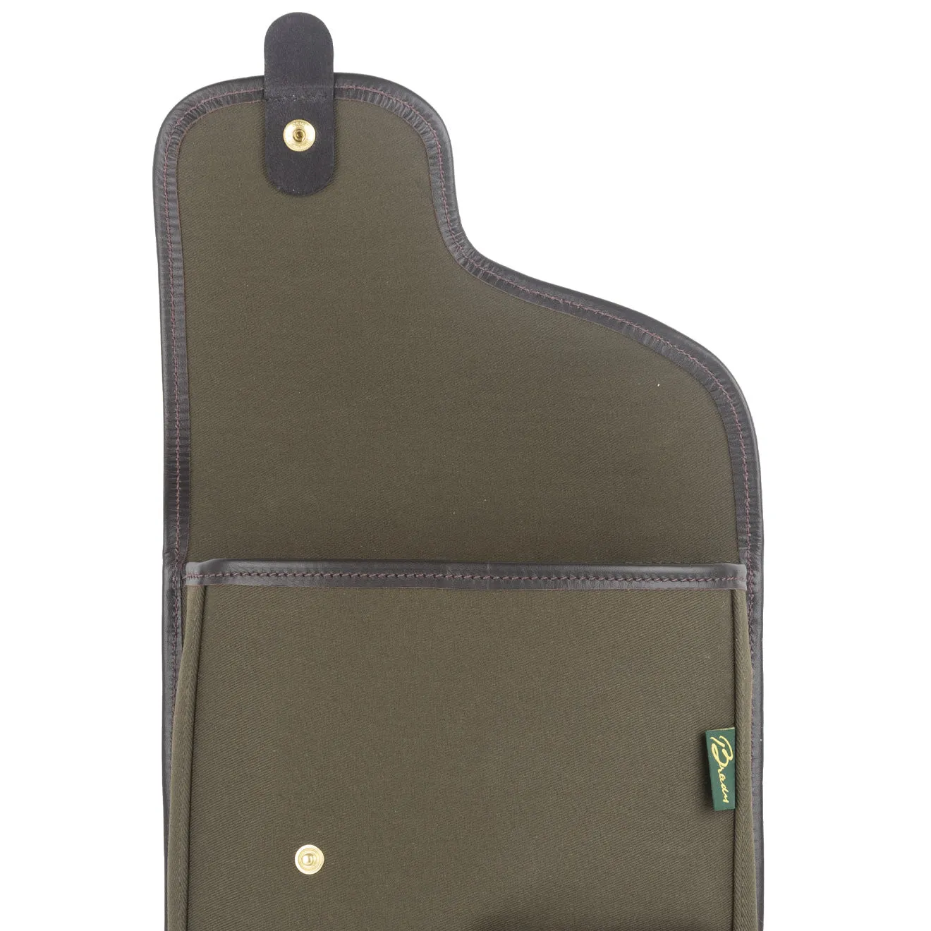 Brady Dyce Messenger Bag Olive / Brown