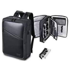 Byootique Backpack Cosmetics Clippers Barber Bag with TSA Lock