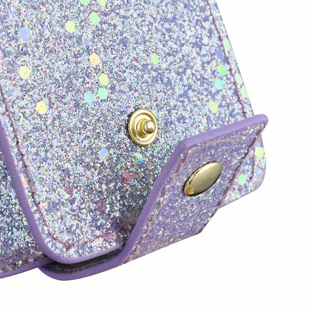 Byootique Sparkle Lipstick Bag Cosmetic Bag with Mirror