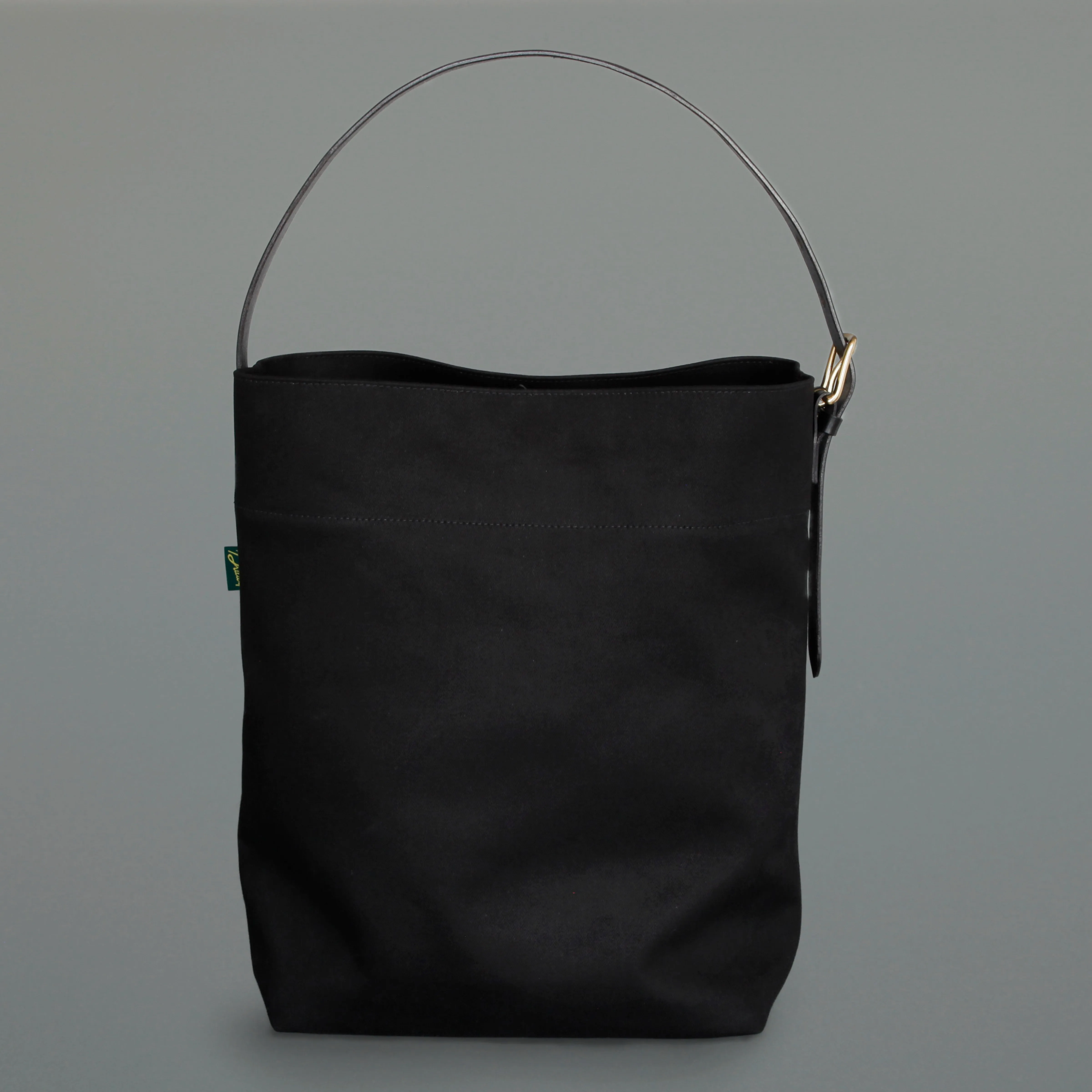 Canvas Bucket Bag Black