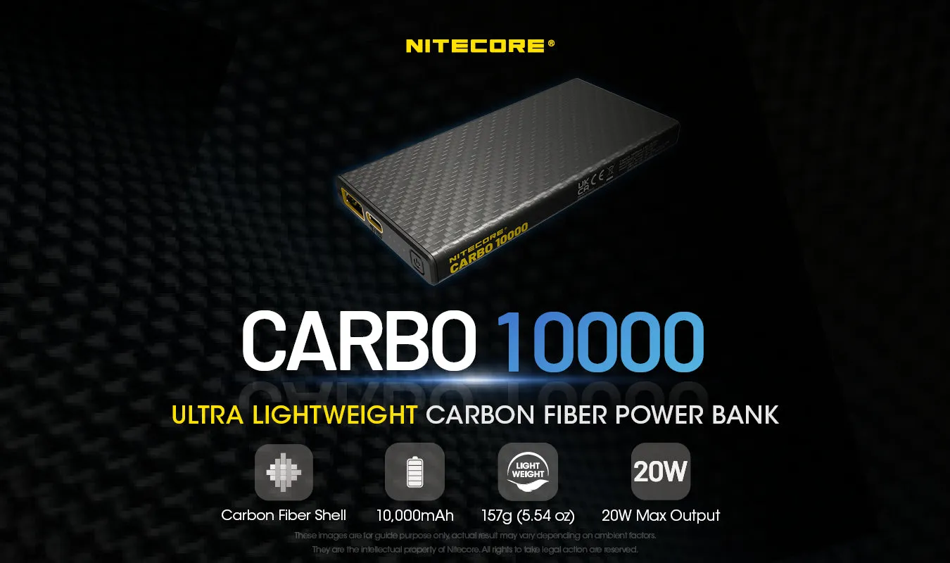 CARBO 10000 Carbon Fiber Energy Brick (10,000mAh 3A)