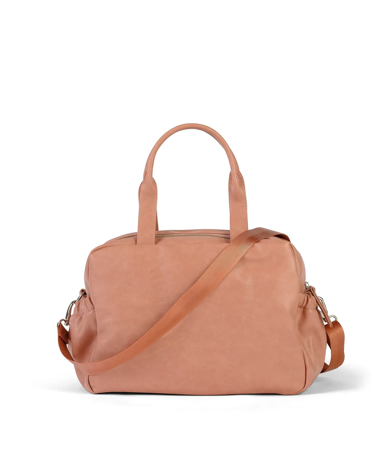 Carry All Nappy Bag - Dusty Rose Vegan Leather