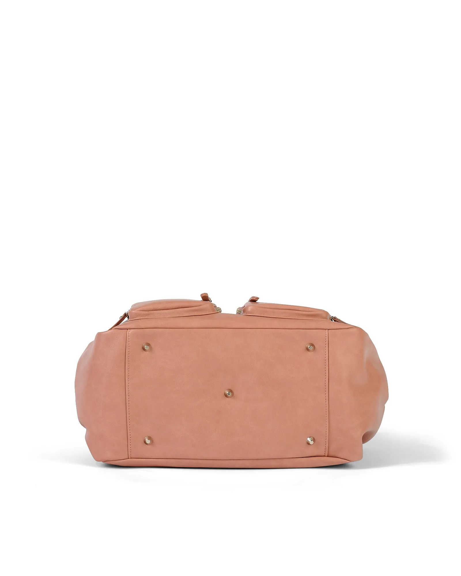 Carry All Nappy Bag - Dusty Rose Vegan Leather