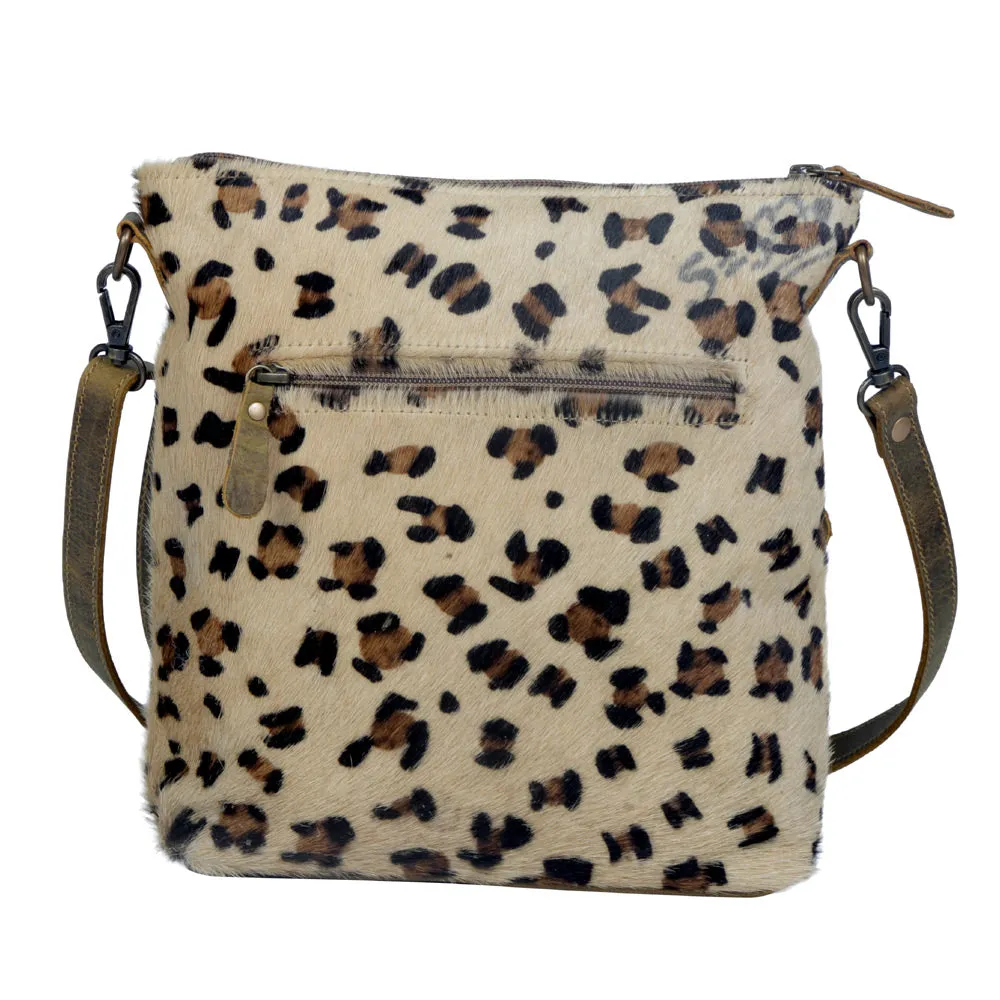 Charisma Leopard Print Leather & Hairon Bag