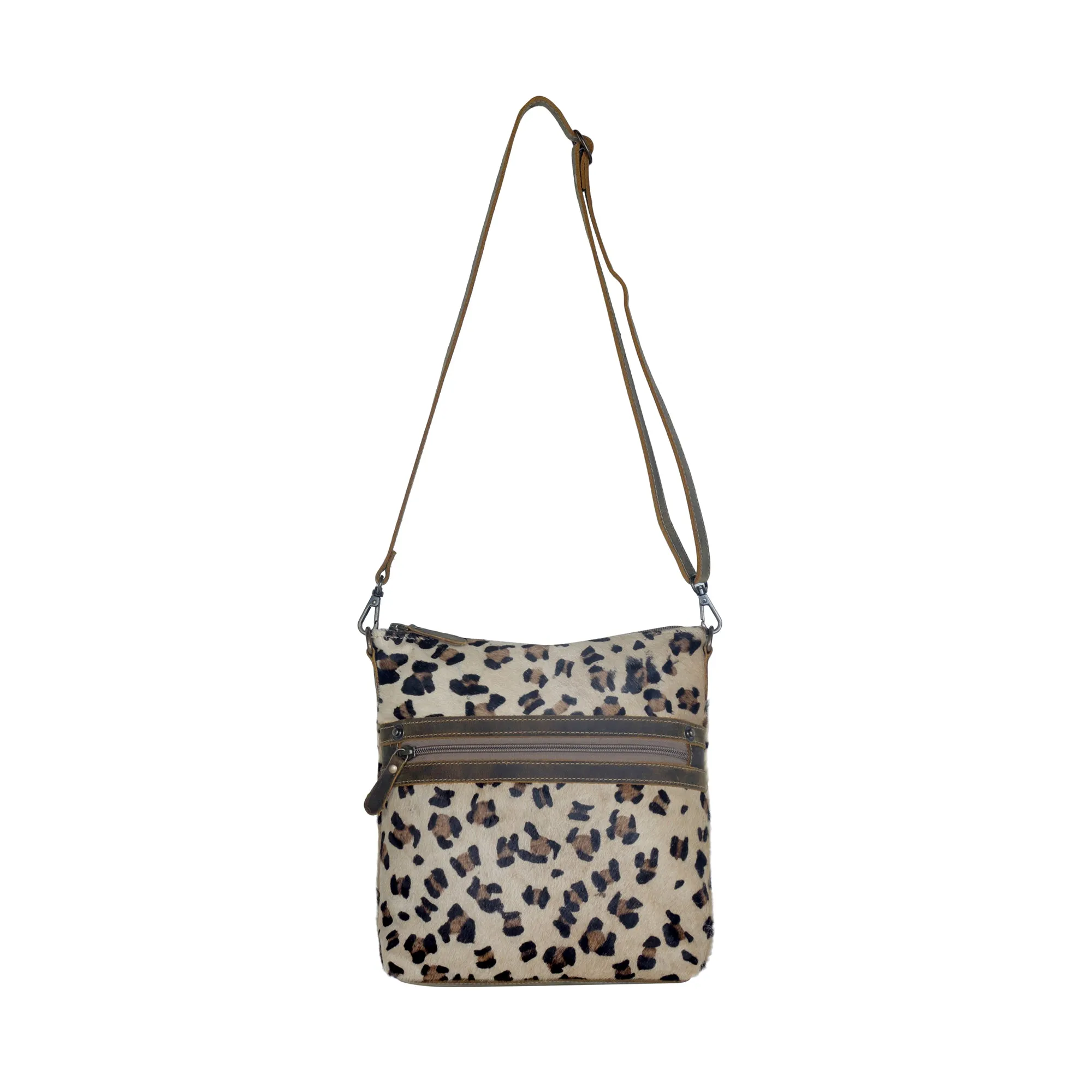 Charisma Leopard Print Leather & Hairon Bag