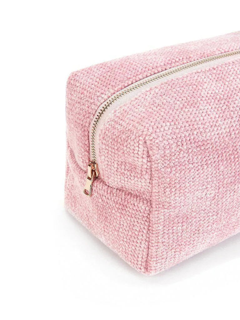 Chenille Zipper Makeup Bag