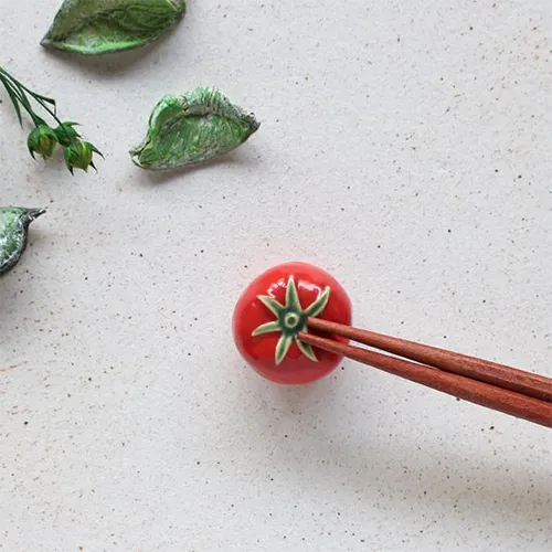 Chopstick Holder - Tomato