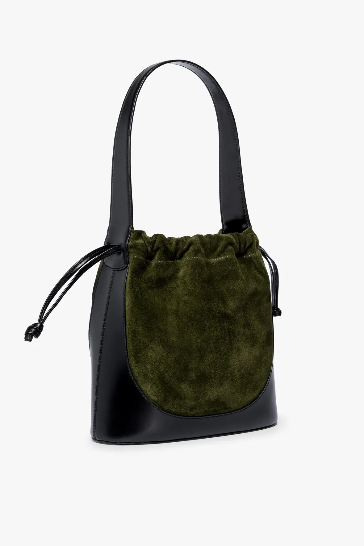 CINCH BUCKET BAG | BLACK OLIVE