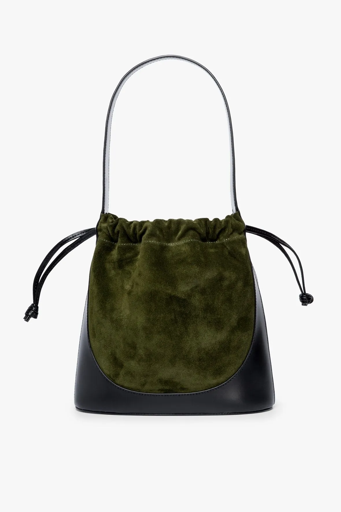 CINCH BUCKET BAG | BLACK OLIVE