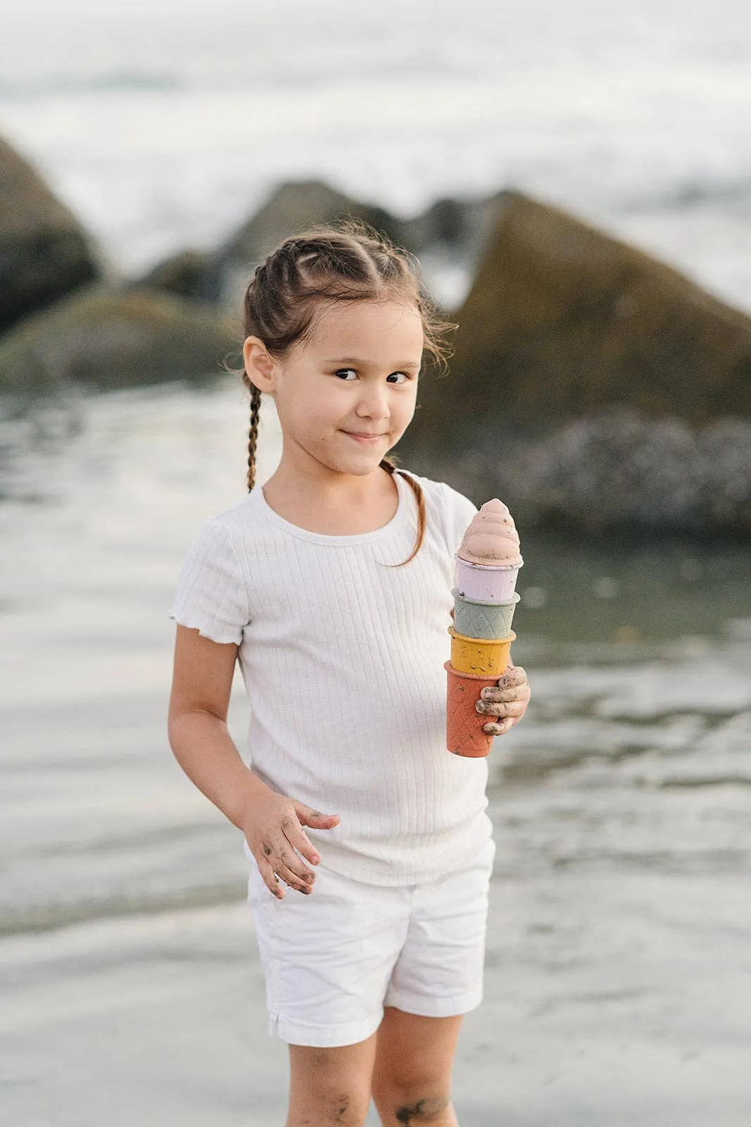 Classic Retro Ice Cream Beach Set