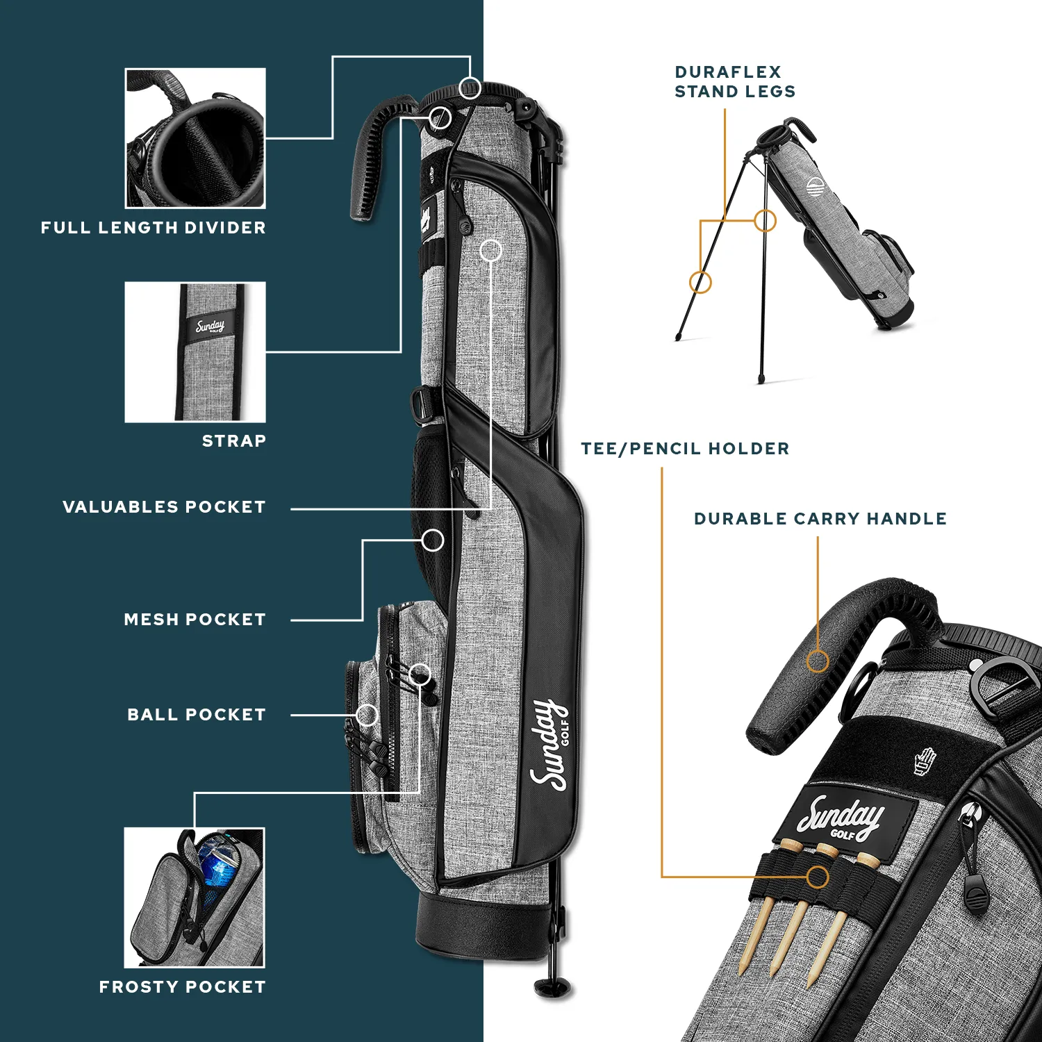 Coral Reef Loma Golf Bag