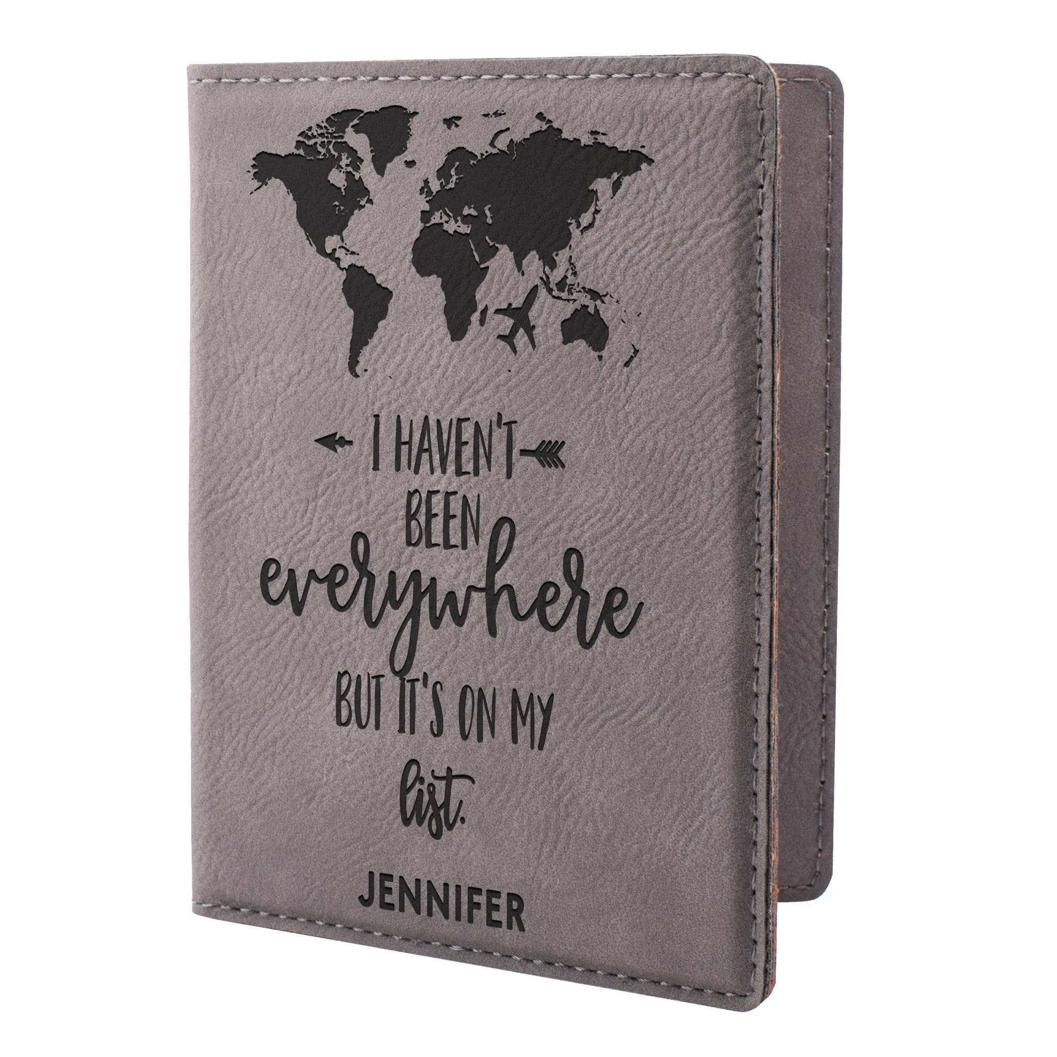 Custom Passsport Holder - Personalized Passport Cover, Gift for Him, Gift for Her