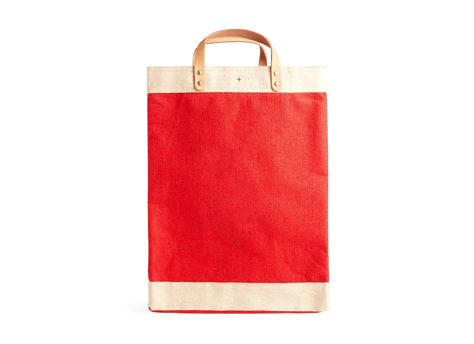 Customized Market Bag in Red - Wholesale