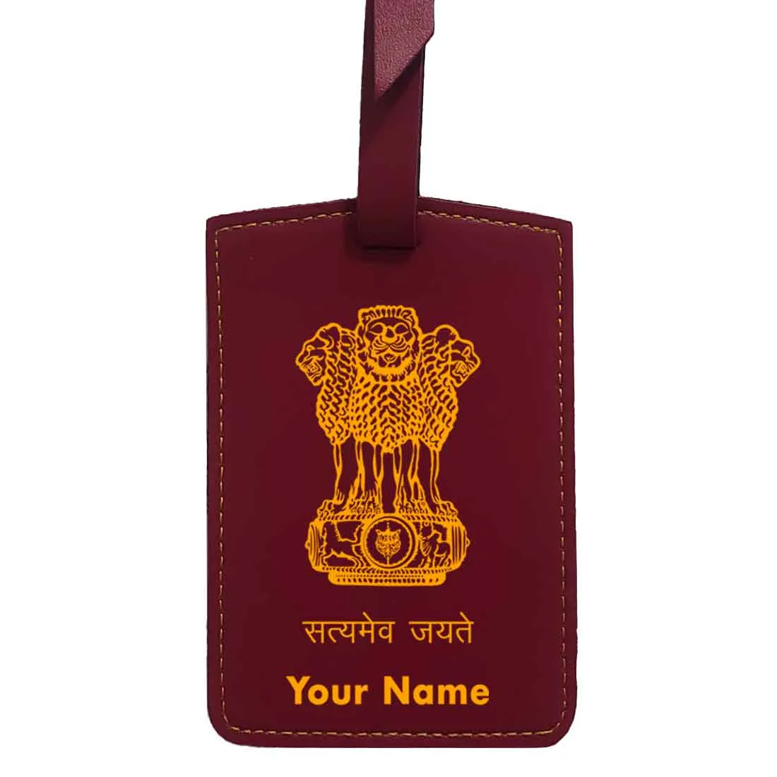 Customized Passport Holder Cover -  INDIAN PASSPORT STYLE